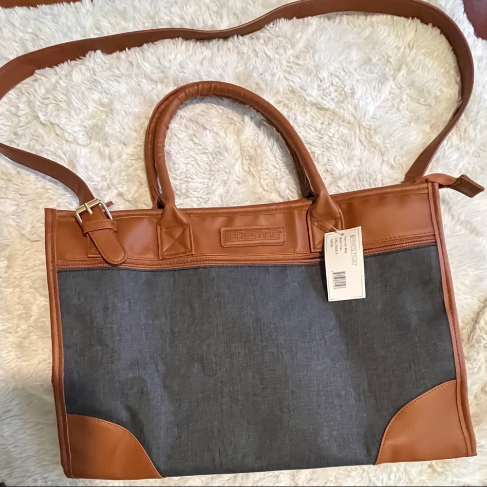 Gray Tote or Carry on Bag